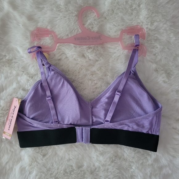 JUICY COUTURE BRAND NEW 2-PACK BRAS WIRE-FREE REMOVABLE PADS SIZE M - Picture 4 of 9